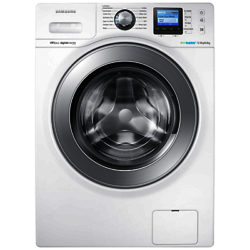 Samsung WD12F9C9U4W Washer Dryer, 12kg Wash/8kg Dry load, 1400rpm Spin, White